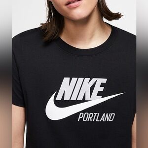 Nike Portland Black Graphic Tee Sz XS
